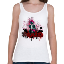 PRINTFASHION toxic - Női atléta - Fehér női trikó