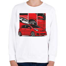 PRINTFASHION Toyota Yaris - Gyerek pulóver - Fehér
