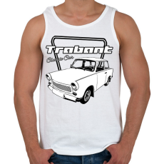 PRINTFASHION trabant - Férfi atléta - Fehér