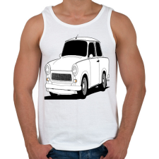 PRINTFASHION Trabant - Férfi atléta - Fehér atléta, trikó