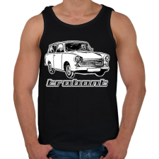PRINTFASHION trabant - Férfi atléta - Fekete atléta, trikó