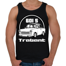 PRINTFASHION trabant - Férfi atléta - Fekete atléta, trikó