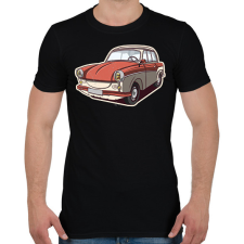 PRINTFASHION Trabant - Férfi póló - Fekete férfi póló
