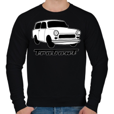 PRINTFASHION Trabant - Férfi pulóver - Fekete férfi pulóver, kardigán