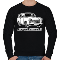 PRINTFASHION trabant - Férfi pulóver - Fekete