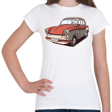 PRINTFASHION Trabant - Női póló - Fehér női póló