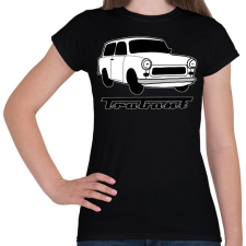 PRINTFASHION Trabant - Női póló - Fekete női póló