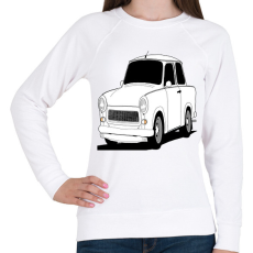 PRINTFASHION Trabant  - Női pulóver - Fehér