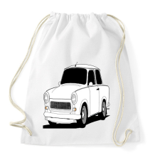PRINTFASHION Trabant  - Sportzsák, Tornazsák - Fehér tornazsák