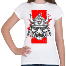 PRINTFASHION Tradicional facemask - Női póló - Fehér