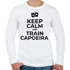 PRINTFASHION TRAIN CAPOEIRA 3 - Férfi hosszú ujjú póló - Fehér férfi póló
