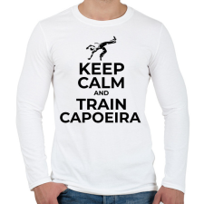 PRINTFASHION TRAIN CAPOEIRA - Férfi hosszú ujjú póló - Fehér férfi póló