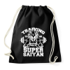 PRINTFASHION Training to super saiyan - Sportzsák, Tornazsák - Fekete