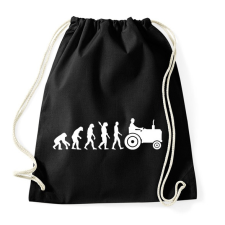 PRINTFASHION Traktor evolúció - Sportzsák, Tornazsák - Fekete tornazsák