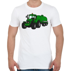 PRINTFASHION Traktor  - Férfi póló - Fehér