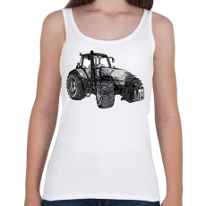 PRINTFASHION traktor - Női atléta - Fehér