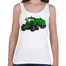 PRINTFASHION Traktor  - Női atléta - Fehér női trikó
