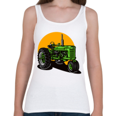 PRINTFASHION traktor - Női atléta - Fehér