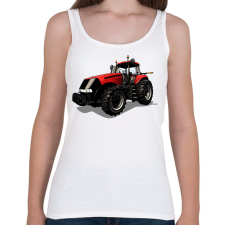 PRINTFASHION Traktor  - Női atléta - Fehér női trikó
