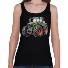 PRINTFASHION Traktor - Női atléta - Fekete női trikó