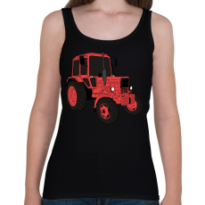 PRINTFASHION traktor  - Női atléta - Fekete