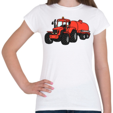 PRINTFASHION Traktor  - Női póló - Fehér