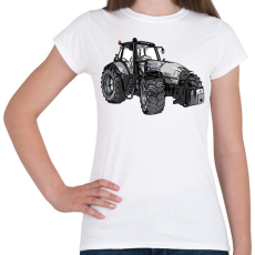 PRINTFASHION traktor - Női póló - Fehér