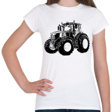 PRINTFASHION traktor - Női póló - Fehér