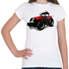 PRINTFASHION Traktor  - Női póló - Fehér női póló