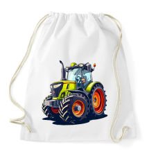 PRINTFASHION Traktor - Sportzsák, Tornazsák - Fehér tornazsák