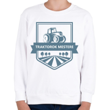 PRINTFASHION Traktorok mestere - Gyerek pulóver - Fehér gyerek pulóver, kardigán