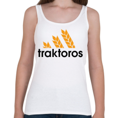 PRINTFASHION Traktoros márkaparódia - Női atléta - Fehér