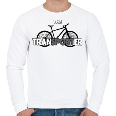 PRINTFASHION TranSPORTer - Férfi pulóver - Fehér