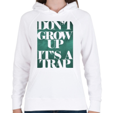 PRINTFASHION Trap - Női kapucnis pulóver - Fehér