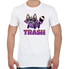 PRINTFASHION Trashpanda - Férfi póló - Fehér