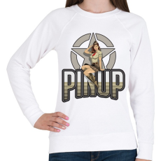 PRINTFASHION Tribute - Női pulóver - Fehér