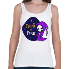 PRINTFASHION Trick or Treat 2 - Női atléta - Fehér női trikó