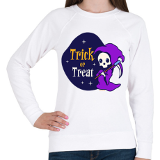 PRINTFASHION Trick or Treat 2 - Női pulóver - Fehér