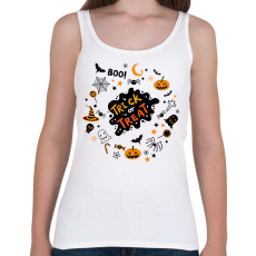 PRINTFASHION Trick or Treat - Női atléta - Fehér