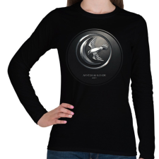 PRINTFASHION Trónok harca: Arryn ház - Női hosszú ujjú póló - Fekete női póló