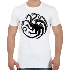 PRINTFASHION TRÓNOK HARCA - Férfi póló - Fehér férfi póló