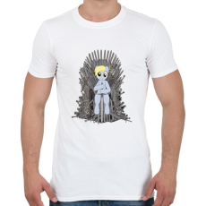 PRINTFASHION Trónok harca póni - Férfi póló - Fehér