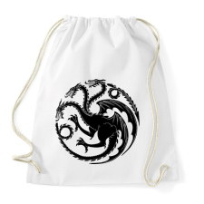 PRINTFASHION TRÓNOK HARCA - Sportzsák, Tornazsák - Fehér tornazsák