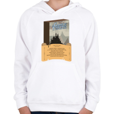 PRINTFASHION Trónok harca társasjáték - Gyerek kapucnis pulóver - Fehér gyerek pulóver, kardigán