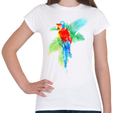 PRINTFASHION Tropical party - Női póló - Fehér női póló