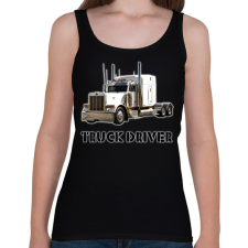 PRINTFASHION TRUCK DRIVER  - Női atléta - Fekete női trikó