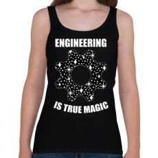 PRINTFASHION True magic - Női atléta - Fekete