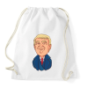 PRINTFASHION Trump - Sportzsák, Tornazsák - Fehér