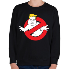 PRINTFASHION Trump szellemírtók - Gyerek pulóver - Fekete
