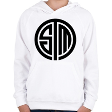 PRINTFASHION Tsm logo - Gyerek kapucnis pulóver - Fehér